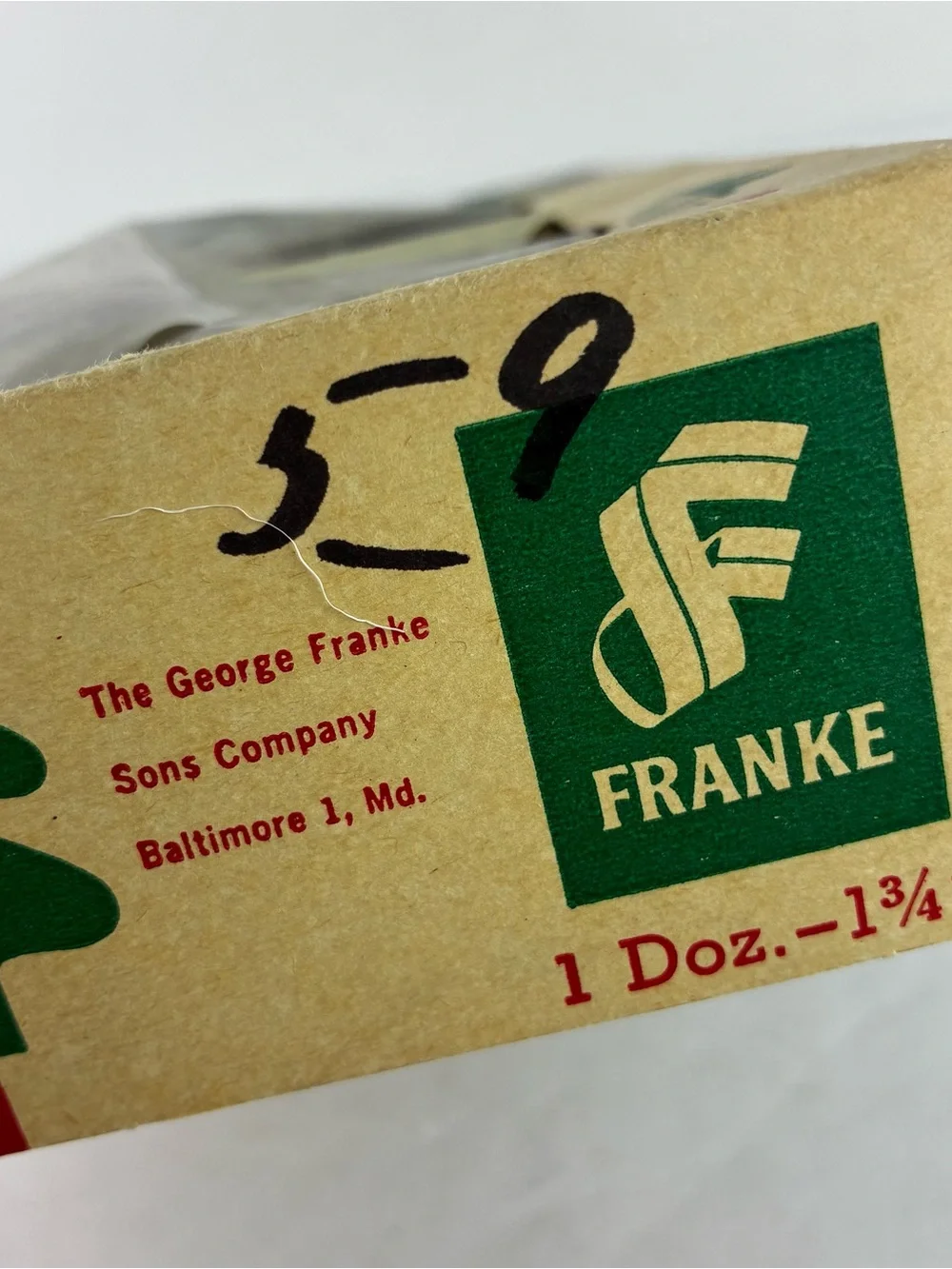 Franke Vintage MCM 1950’s Set of Aqua Christmas Ornaments